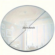 10PCS Acrylic Round Mirrors For Centerpieces Circle Mirrors Candle Plates For Wall Wedding Table Centerpieces Round Mirror Tray