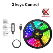 5050 Smart Led Strip Usb 15 20 Meters Wifi Alexa Rgb Led Ice Tape String 5V Led Light Plug For Wall Room Led Ribbon Lamp Chain