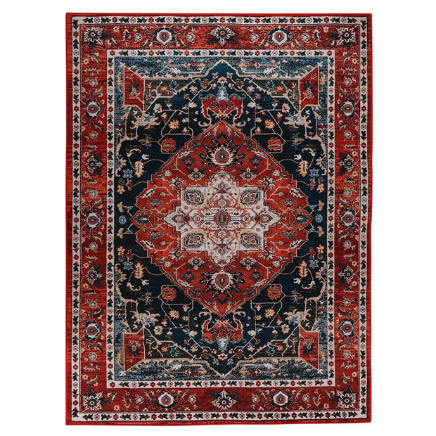 Retro Ethnic Carpets Turkish Persian Rug for Living Room Bedside Bedroom Vintage Floor Mat Entrance Doormat Carpet Large Rug