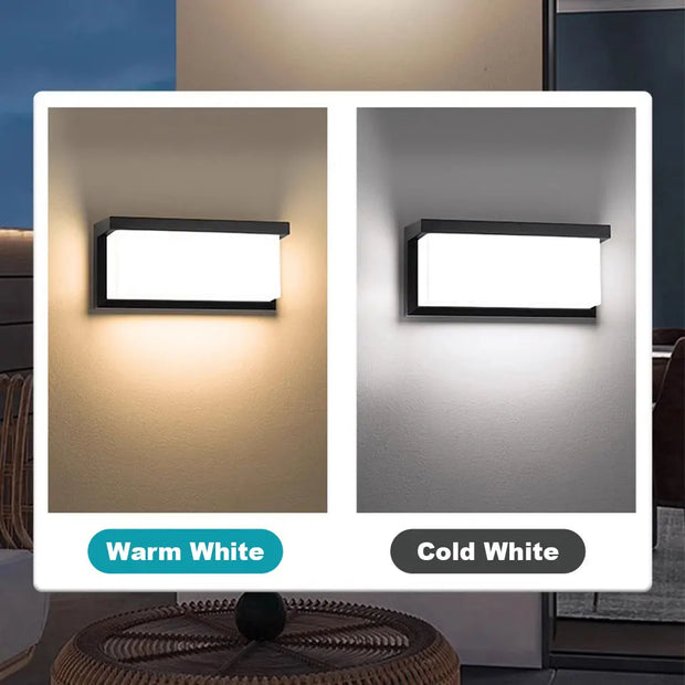 LED Outdoor Wall Lamp Waterproof IP66 110V 220V indoor bedroom living room outdoor porch wall light garden decorative light