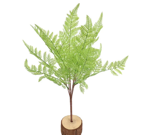 10PCS 45CM Artificial Plants Fake Boston Fern Greenery Outdoor UV Resistant Faux Plastic Plants Garden Porch Window Box Decor