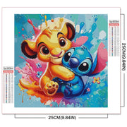 Disney Diamond Painting Cartoon Simba Rhinestones Full Round Diamond Mosaic  Stitich Handmade Gift Wall Decor For Home