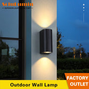 Outdoor Waterproof LED Wall Lamp Modern Simple Indoor Bedroom Balcony Garden Corridor Decorative Wall Lamp LED Light AC85-265V