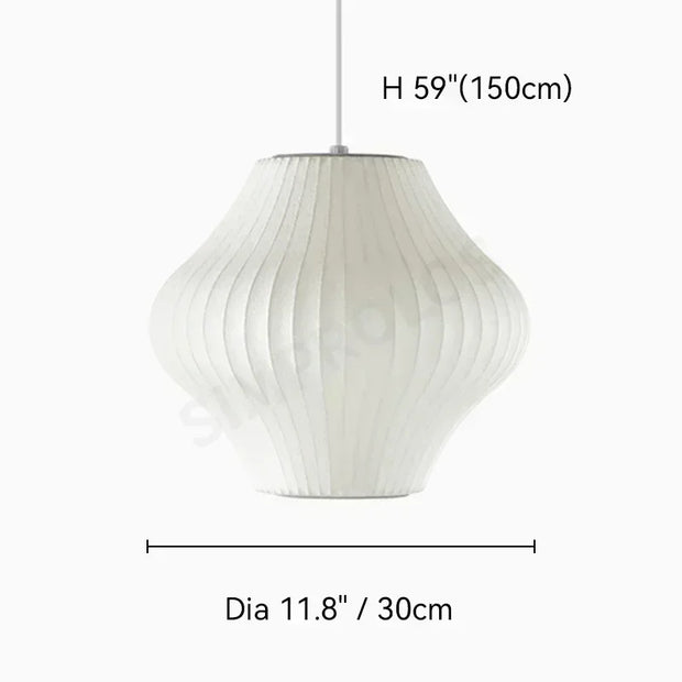 Denmark Silk LED Pendant Lamp Designer Hanging Light for Living Room Hotel Hall Restaurant Modern Home Decor Factory Direct