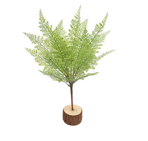 5PCS 45CM Artificial Plants Fake Boston Fern Greenery Outdoor UV Resistant Faux Plastic Plants Garden Porch Window Box Decor