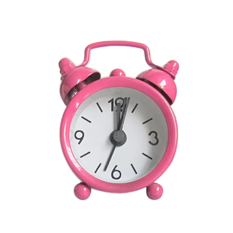 Creative Cute Mini Metal Small Alarm Clock Electronic Small Alarm Clock Multicolor Electronic Small Alarm Table Morning Clock