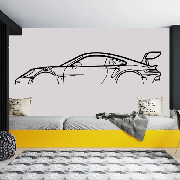 Car Silhouette Wall Art Sticker Vinyl Home Decoration Automotive Service Center Garage Car Beauty Shop Decor Decals Murals A610