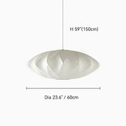 Denmark Silk LED Pendant Lamp Designer Hanging Light for Living Room Hotel Hall Restaurant Modern Home Decor Factory Direct