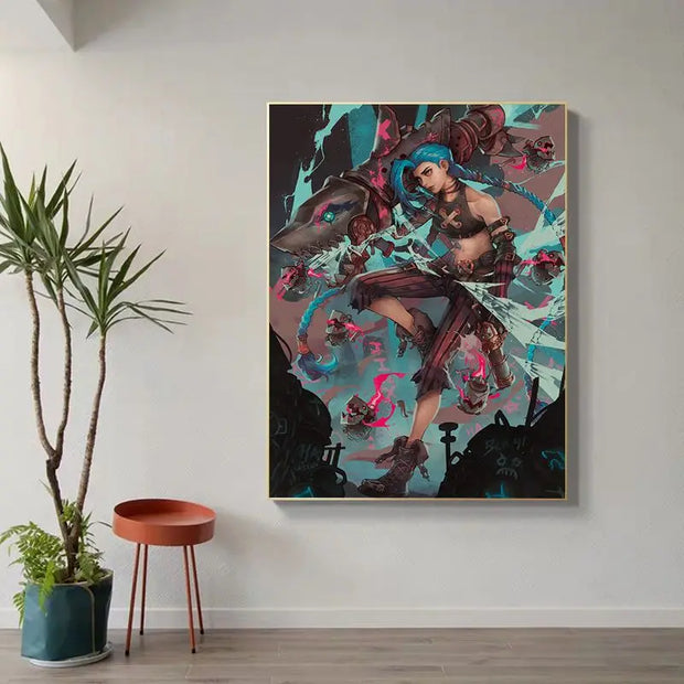 Arcane League Of Legends Good Quality Prints And Posters Vintage Room Home Bar Cafe Decor Decor Art Wall Stickers