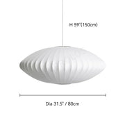 Denmark Silk LED Pendant Lamp Designer Hanging Light for Living Room Hotel Hall Restaurant Modern Home Decor Factory Direct