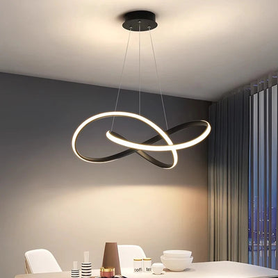 Modern Dining Room Pendant Lights Nordic LED Dining Table Ceiling Chandelier Living Room Home Indoor Bar Counter Hanging Lamp