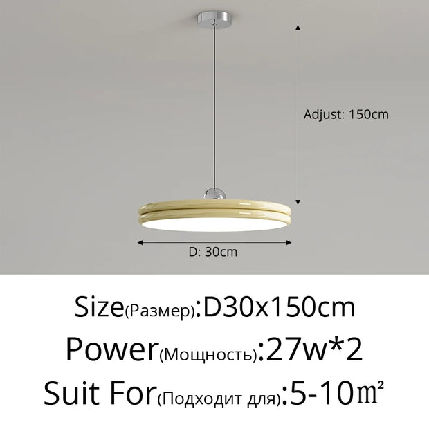 Scalable Restaurant Dining Table Pendant Light Nordic Modern Personalized Bauhaus Rocker Design Hanging Lamp Study Light Fixture