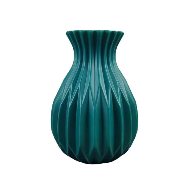 1Pc Decorative Vase Elegant Fine Workmanship Flower Vase for Home Decoration Modern Plastic Flower Pot for Room Wedding Ornament