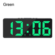 LED Digital Electronic Clock Backlight Large Number Alarm Clock Temperature Calendar Bedside Table Nightlight Home Decoration