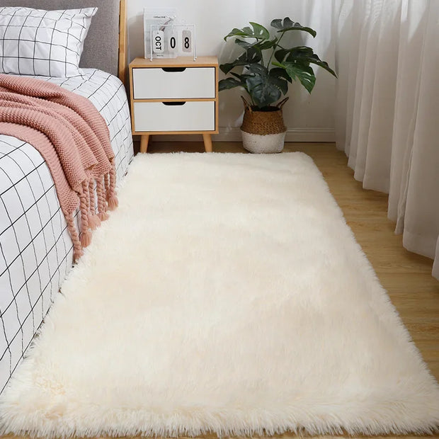 Soft and Luxurious Silk-Like Carpet for Living Room Bedroom or Study Area Rugs for Bedroom Carpets for Living Room