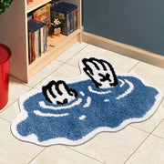 Bedside Rug Bedroom Home Carpet Living Room Decoration Cute Cartoon Area Rugs Soft Thick Fluffy Floor Mat