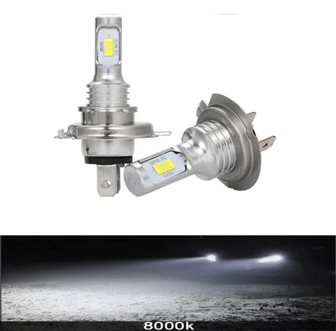 2Pcs LED Car Light H7 H4 Headlight Bulb H1 H11 H3 9005 9006 20000Lm 6000K White 3000K Yellow H9 H8 H1 Auto Front Fog Lamp