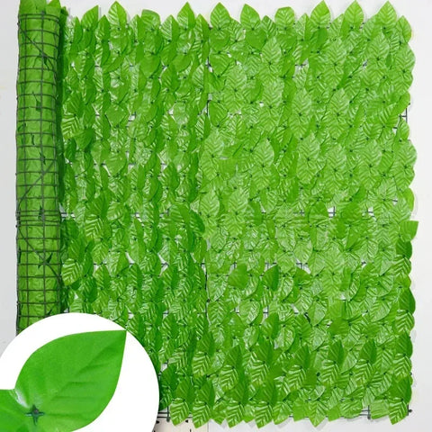 Artificial plants Ivy Privacy Fence 19.7x39in Artificial Hedges Fence Faux Plant Vine Leaf Decoration for Outdoor Garden Decor