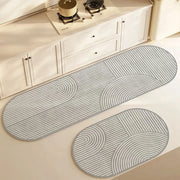 Super Absorbent Kitchen Floor Mat Long Diatomite Kitchen Rug Soft Washable Carpets Anti Slip Bathroom Entrance Doormat 주방매트