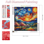 RUOPOTY 5D Diamond Painting Landscape Art Picture Full Square/Round Rhinestone Mosaic Set Home Decoration Handmade Hobbies