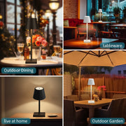 LED Touch Sensor Table Lamp 3 Color Desktop Night Light Bedside Creative Ambient Light Bar Outdoor Decoration Room Outdoor Decor