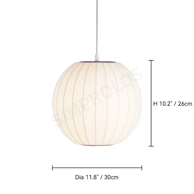 Denmark Silk LED Pendant Lamp Designer Hanging Light for Living Room Hotel Hall Restaurant Modern Home Decor Factory Direct