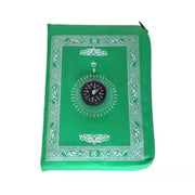 Portable Prayer Pocket Prayer Rug Islamic Gift Muslim Waterproof Praying Rug with Compass Travel Praying Blanket 100*60cm