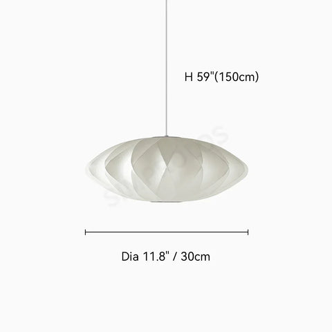 Denmark Silk LED Pendant Lamp Designer Hanging Light for Living Room Hotel Hall Restaurant Modern Home Decor Factory Direct