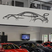 Car Silhouette Wall Art Sticker Vinyl Home Decoration Automotive Service Center Garage Car Beauty Shop Decor Decals Murals A610