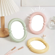 Desktop Makeup Mirror Woman MINI Cosmetic Mirror Vanity Portable Mirrors Pocket Cosmetics Tools Home Desktop Supplies