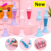 New 5D Diamond Painting Point Drill Pen DIY Crafts Gradient Color Flower Pot Shape Cross Stitch Embroidery Sewing Accessories