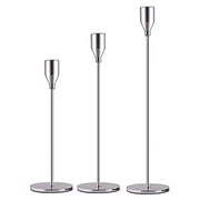 3Pc/Set European style Metal Candle Holders Fashion Simple Wedding Table Decoration Party Living Room Candlestick Christmas Tabl