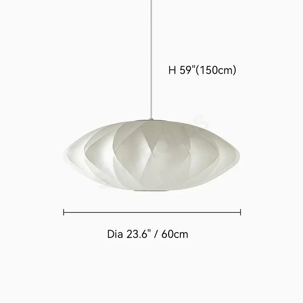 Denmark Silk LED Pendant Lamp Designer Hanging Light for Living Room Hotel Hall Restaurant Modern Home Decor Factory Direct