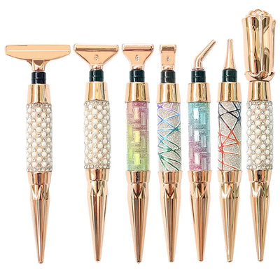 5D Diamond Painting Pen Kit Glitter Diamond Sparkle Point Drill Pens Cross Stitch Embroidery DIY Craft Nail Art Diamond Painting