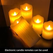 Candle Flameless Flicker Tea Battery Power Candle Electronic Wishing Led Halloween Home Decorati