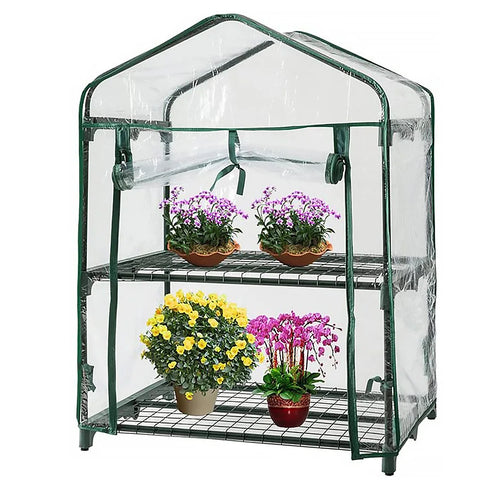 Transparent  Garden Warmer Cover PVC Flower and Plant Insulated Warming Shed Greenhouse Warming Sunroom  Rainproof Cover