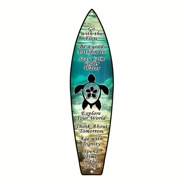 Tiki Bar Surfboard Wooden Sign Beach Themed Decor Decorative Wall Sign Home Decor Room Decor Wall Art Home Party Summer Decor