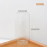 Vintage Flower Vase Mini Glass Vase Wedding Party Transparent Hydroponics Plant Flower Vases Desktop Ornaments Home Decorations