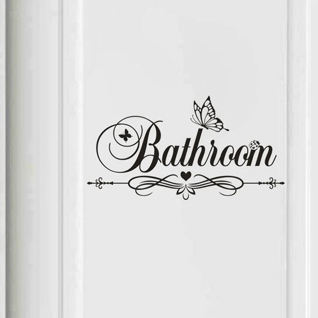 Creative Bathtub Bathrooms Wall Stickers Fashion Opaque Wall Art Vinyl Decal Home Design Decor Door Wallpaper Adhesive Murals