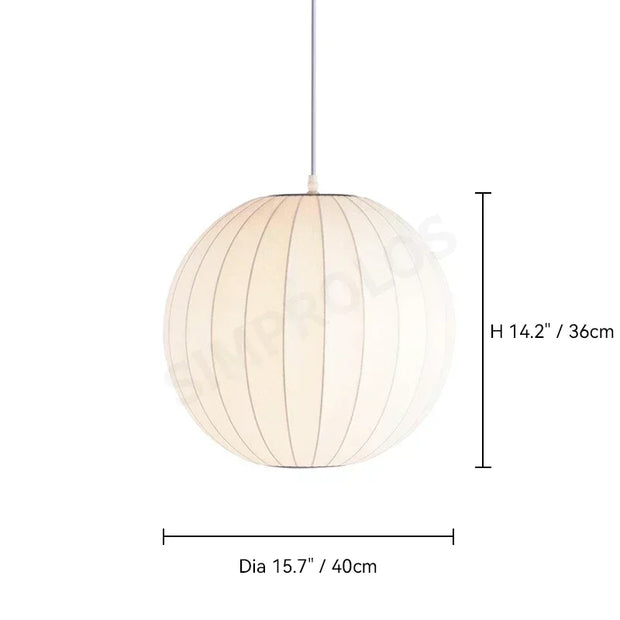 Denmark Silk LED Pendant Lamp Designer Hanging Light for Living Room Hotel Hall Restaurant Modern Home Decor Factory Direct