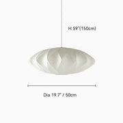 Denmark Silk LED Pendant Lamp Designer Hanging Light for Living Room Hotel Hall Restaurant Modern Home Decor Factory Direct