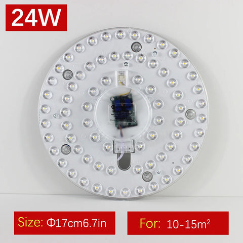 LED Ring Panel Round Light 12W/18W/24W/36W Cold White And Warm White LED Round Ceiling Panel Round Light Board AC220-V240V LED