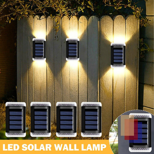 Solar Lamp Outdoor LED Lights Landscape Lamp Waterproof For Garden Decoration Yard Street Wall Decor Lamps Gardening Light