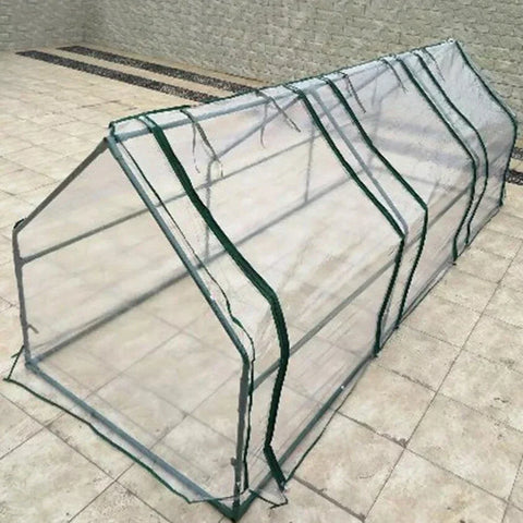 Mini Garden Greenhouse Cover Replacement Cover With Roll-up Door Water Resistant Hyaline Plant Flowers Vegetable Without Bracket