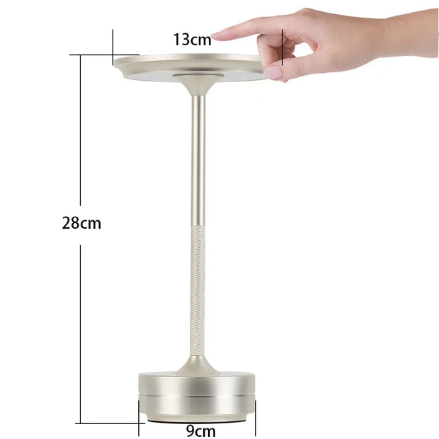 Touch Charging Table Lamp USB Dimming LED Desk Light For Bedside Bedroom Study Bar Decoration Nordic Simple Portable Night Light