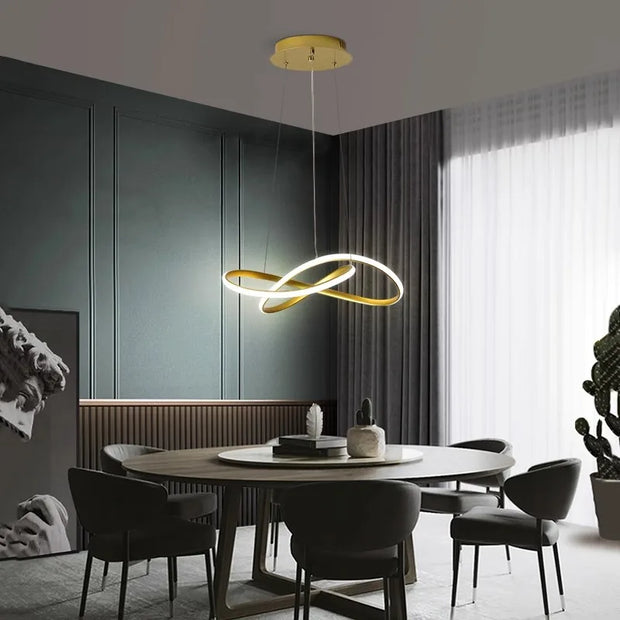 Modern Dining Room Pendant Lights Nordic LED Dining Table Ceiling Chandelier Living Room Home Indoor Bar Counter Hanging Lamp