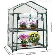 Transparent  Garden Warmer Cover PVC Flower and Plant Insulated Warming Shed Greenhouse Warming Sunroom  Rainproof Cover