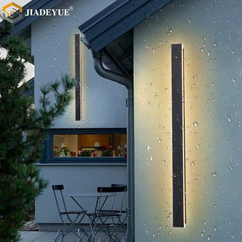 Waterproof LED long wall light ip65 outdoor lighting garden country house balcony light interior wall bedroom living room light