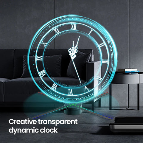 cyberpunk 3d projector led digital large wall clock modern design decoration art big wall clock