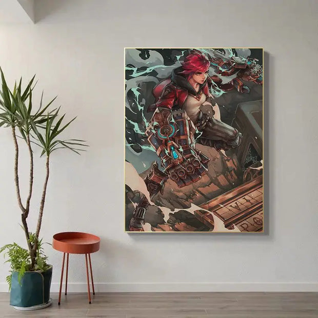 Arcane League Of Legends Good Quality Prints And Posters Vintage Room Home Bar Cafe Decor Decor Art Wall Stickers